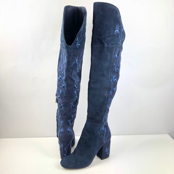 kenneth cole blue suede shoes